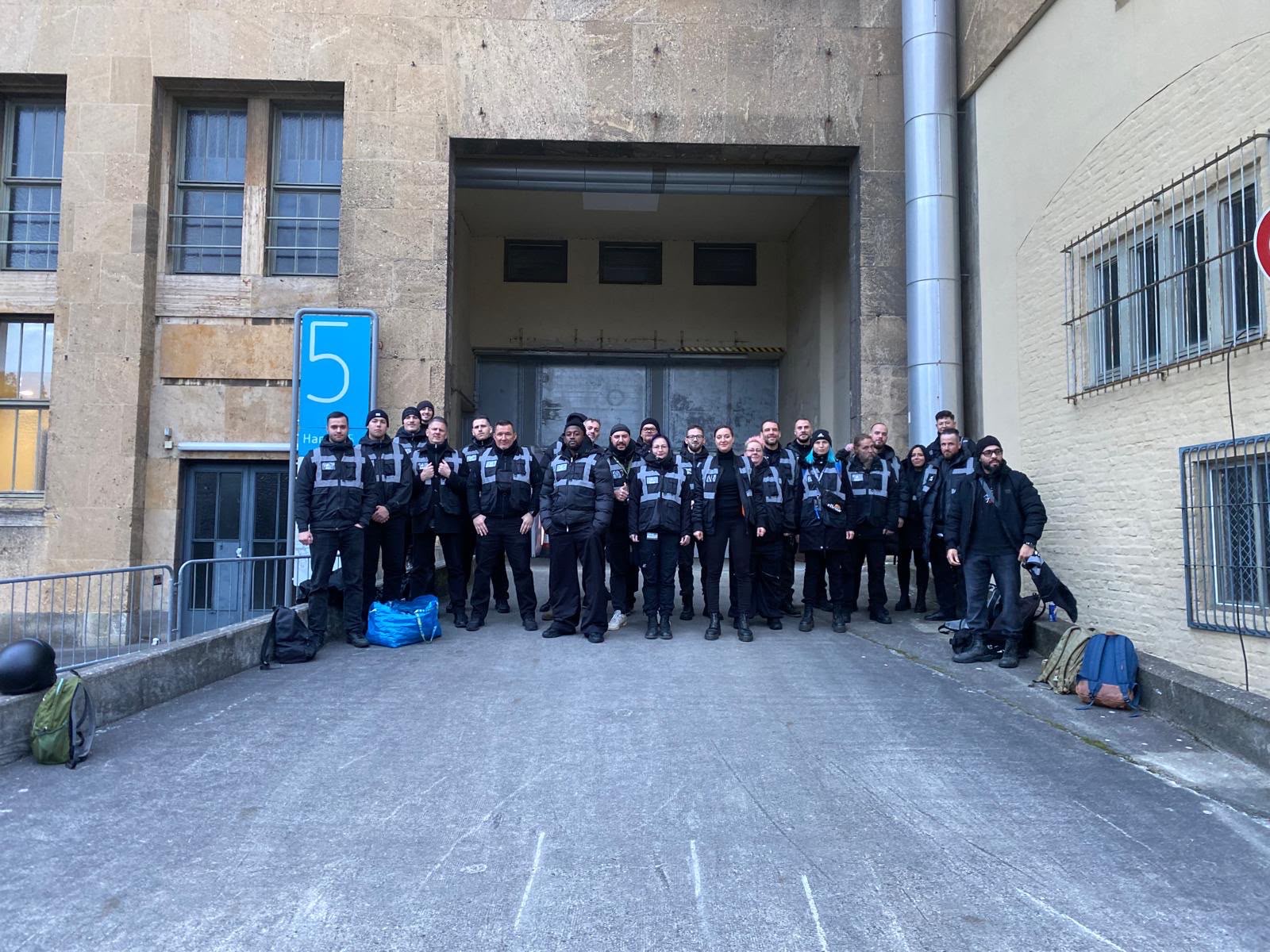 Das Team von S&S Security Protection im Einsatz in Berlin